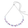 Колье Coeur de Lion, Lilac-Blue, 1124/10-0839 Колье Coeur de Lion, Lilac-Blue, 1124/10-0839