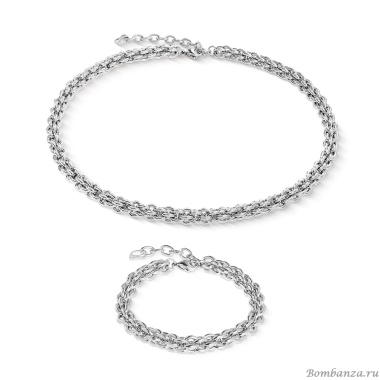 Колье Coeur de Lion, Silver, 0803/10-1700 Колье Coeur de Lion, Silver, 0803/10-1700