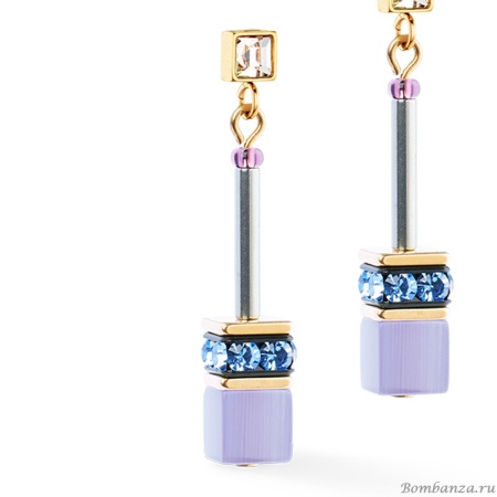 Серьги Coeur de Lion, Purple-Blue, 3030/21-0807 Серьги Coeur de Lion, Purple-Blue, 3030/21-0807. Германия