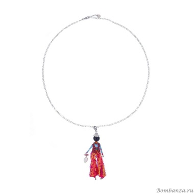 Подвеска Miamelie, кукла Молли, MiA-2401-CL5530 серебристый Подвеска Miamelie, кукла Молли, MiA-2401-CL5530 серебристый