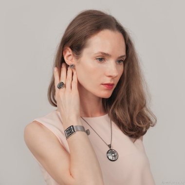 Серьги Fiore Luna,, AE01688-1 BW/S Серьги Fiore Luna,, AE01688-1 BW/S