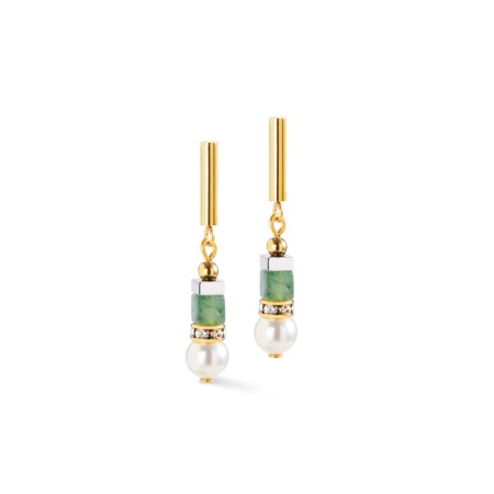 Серьги Coeur de Lion, Green, 4354/21-0500