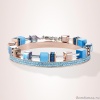 Набор из 2 браслетов Coeur de Lion, Blue-Aqua