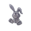 Брошь Moon Paris, Сhristmas, заяц, MCH-22.12-001 серый Брошь Moon Paris, Сhristmas, заяц, MCH-22.12-001 серый