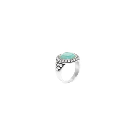 Кольцо Nature Bijoux, Darwin, разъемное, со вставкой из гелиотиса, NB23.2-19-24981 голубой