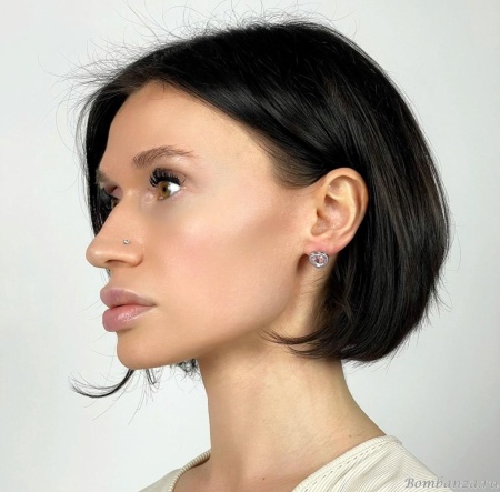 Серьги Moon Paris, Ringo Queen, в форме сердца, с кристаллом, MRQ-23.12-069 розовый Серьги Moon Paris, Ringo Queen, в форме сердца, с кристаллом, MRQ-23.12-069 розовый