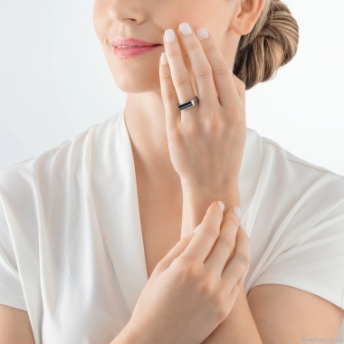 Кольцо Coeur de Lion, Black-Silver