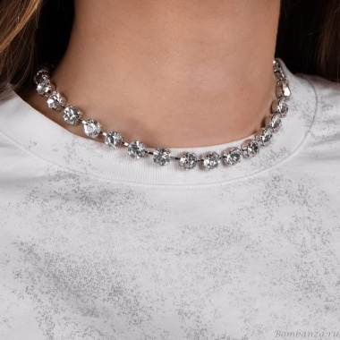 Колье Moon Paris, Ringo Queen, с кристаллами, MRQ-24.05-021 хрустальный