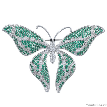 Брошь Бабочка Zircon, XR05662M1 S